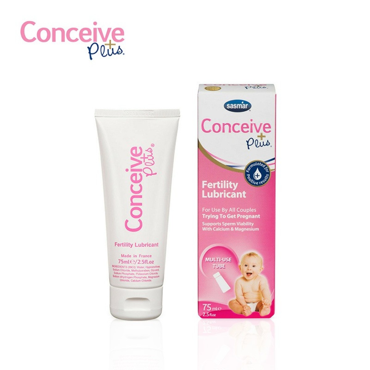 Conceive Plus 助孕潤滑劑 - Conceive Plus 受孕潤滑劑(75ml )送驗孕試紙10條