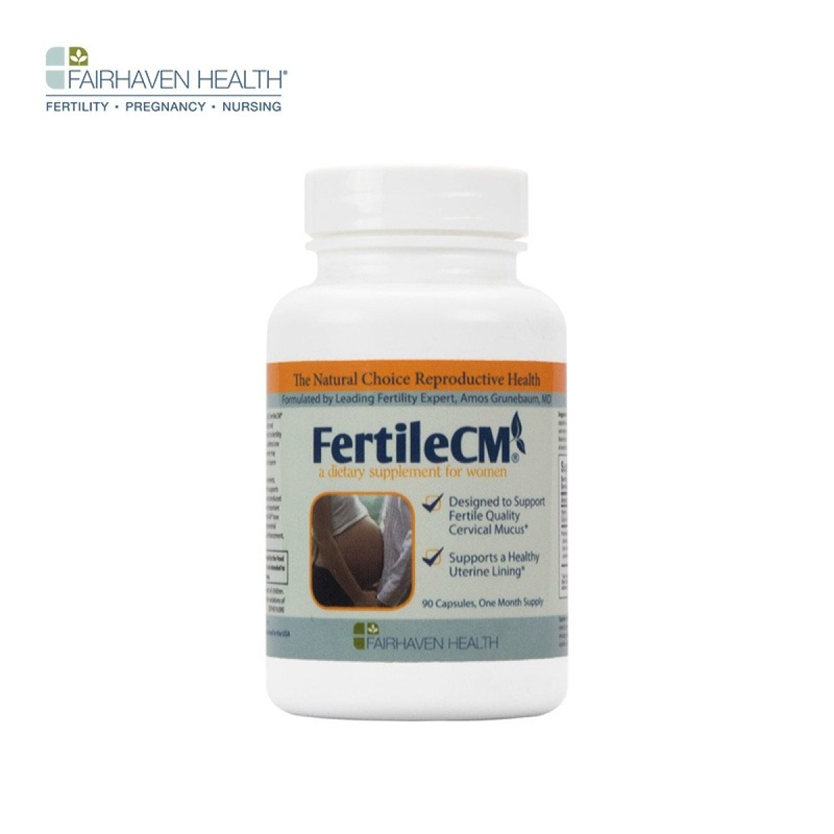 Fairhaven Health 生育補充劑 - FertileCM For Women 草本潤滑丸(90粒) FertileCM Cervical Mucus Supplement